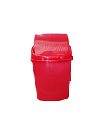 RECIPIENTE P/RESIDUOS CUADRADO V/V 8L